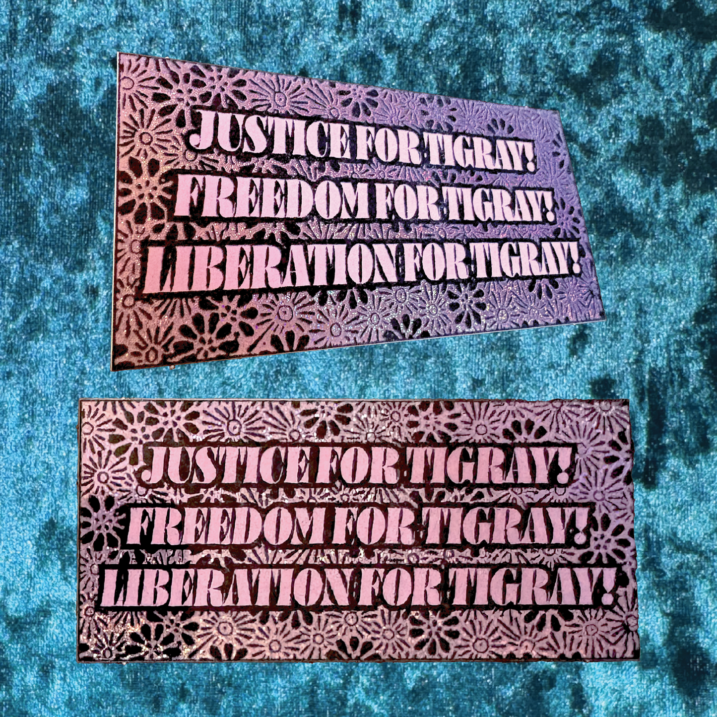 Liberation for Tigray Pixie Glitter Sticker - Contribute to Omna Tigray