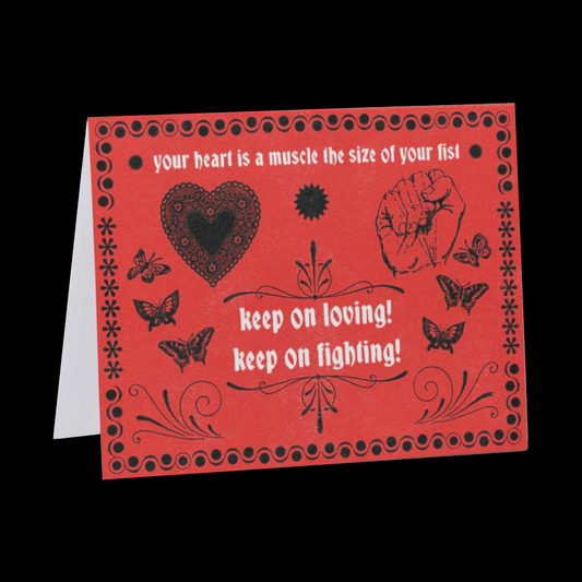 Heart is a Muscle Greeting Card