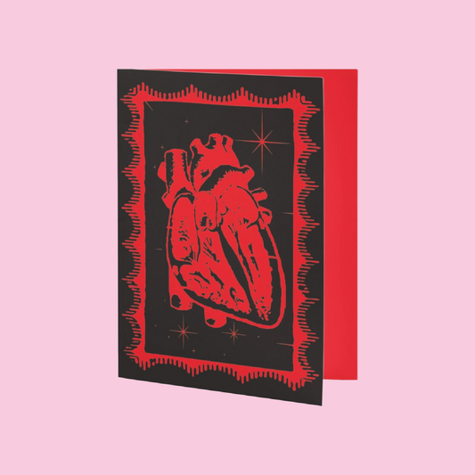 Anatomical Heart Greeting Card
