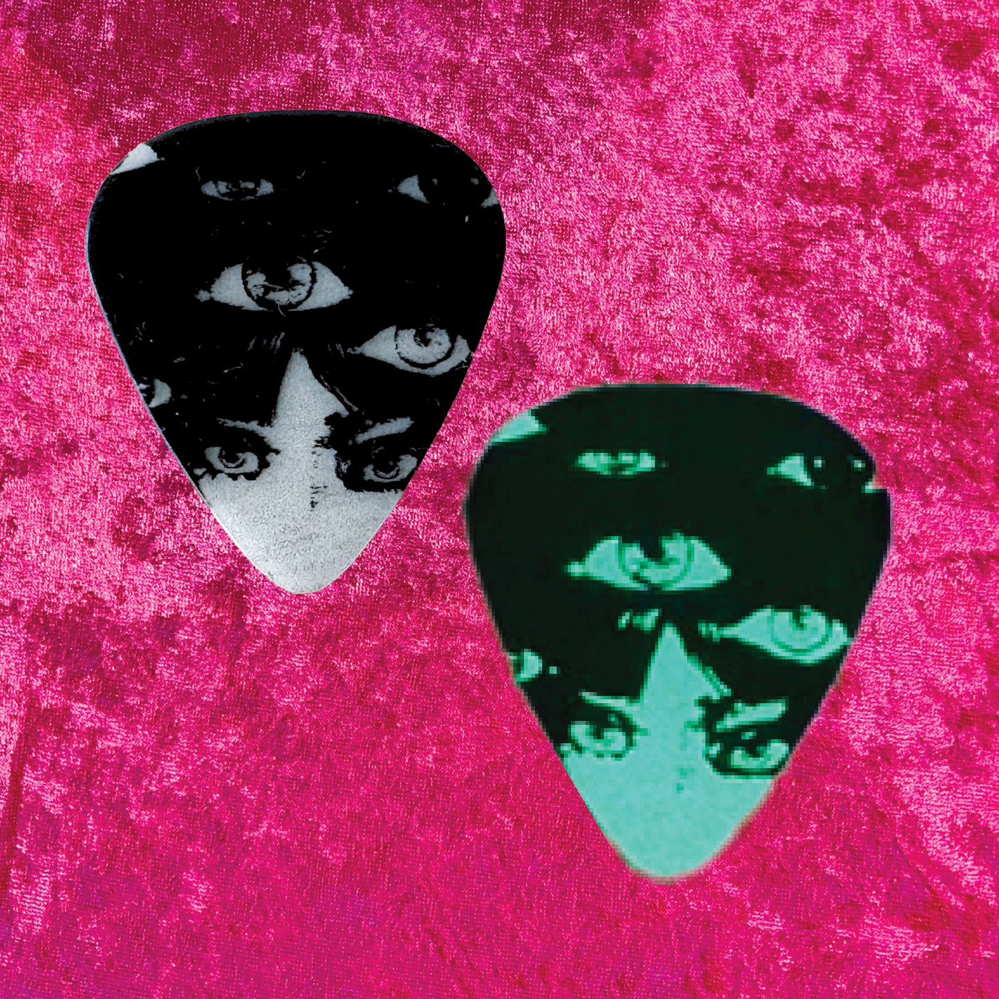 All Seeing Glow in the Dark Guitar Picks (3 Pack)