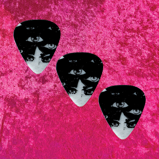 All Seeing Glow in the Dark Guitar Picks (3 Pack)