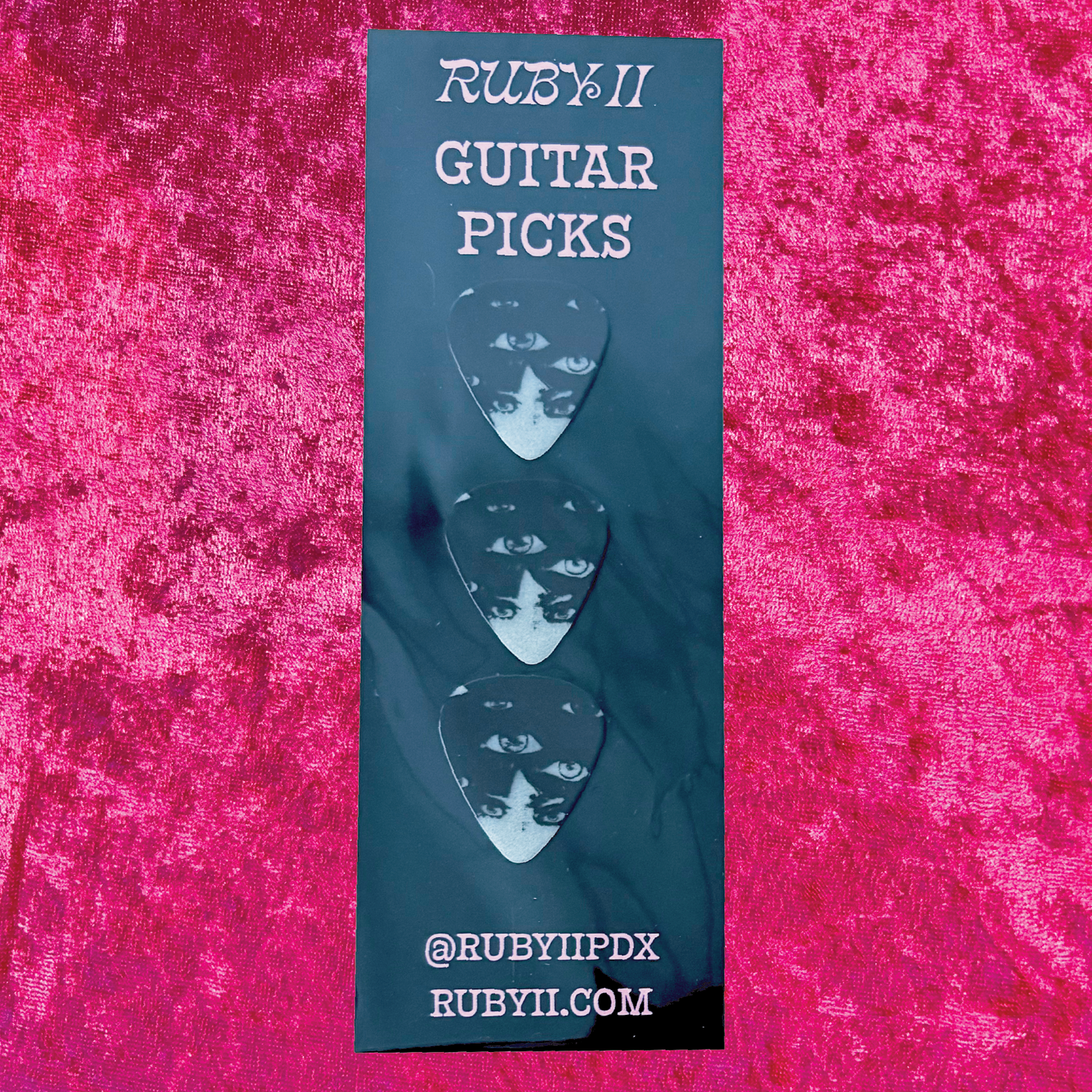 All Seeing Glow in the Dark Guitar Picks (3 Pack)