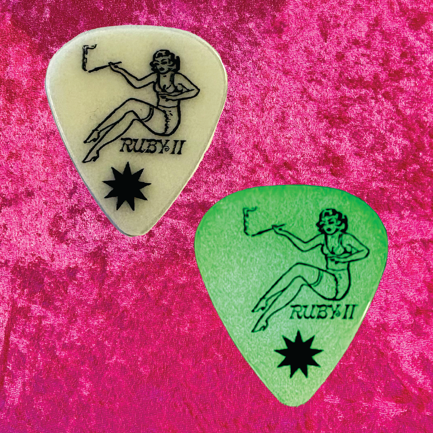 Little Lady Glow in the Dark Guitar Picks (3 Pack)