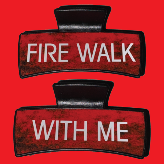 Fire Walk With Me Velvet Twin Peaks Hair Claw