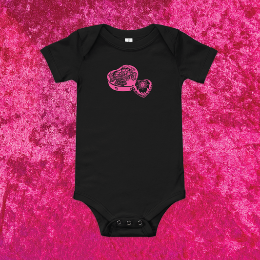 Heart Shaped Box Baby One Piece