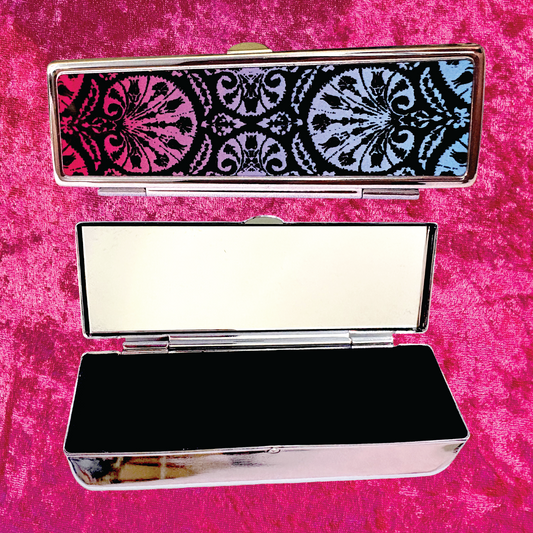 Somewhere Between Metal Lipstick Case