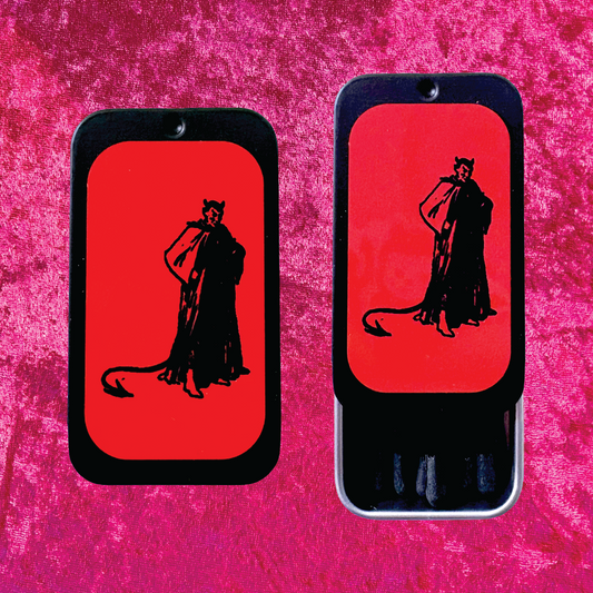 El Diablito Reusable Metal Matchbox