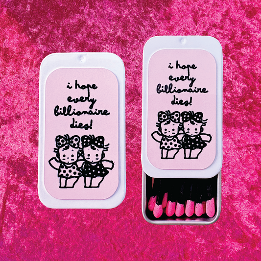Billionaires Demise Reusable Metal Matchbox