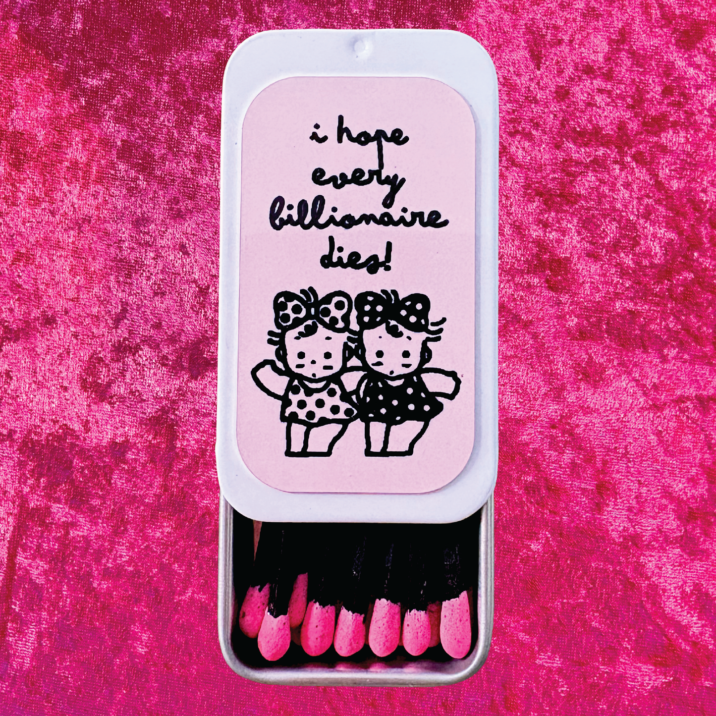 Billionaires Demise Reusable Metal Matchbox