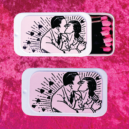 The Lovers Resuable Metal Matchbox