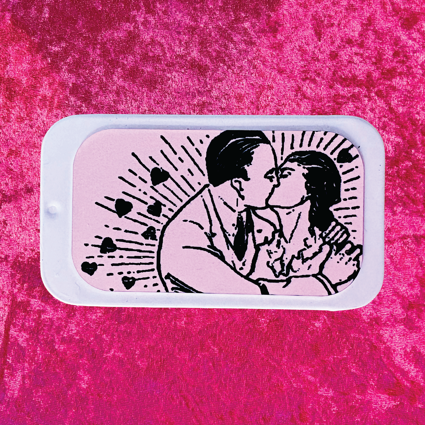 The Lovers Resuable Metal Matchbox