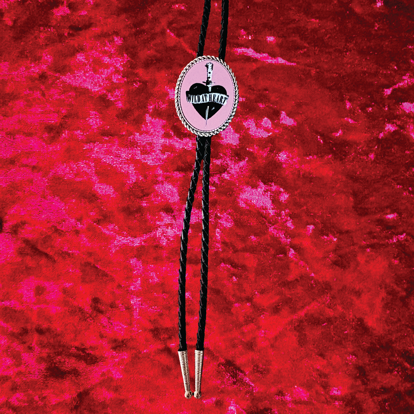 Wild at Heart Leather Bolo Tie