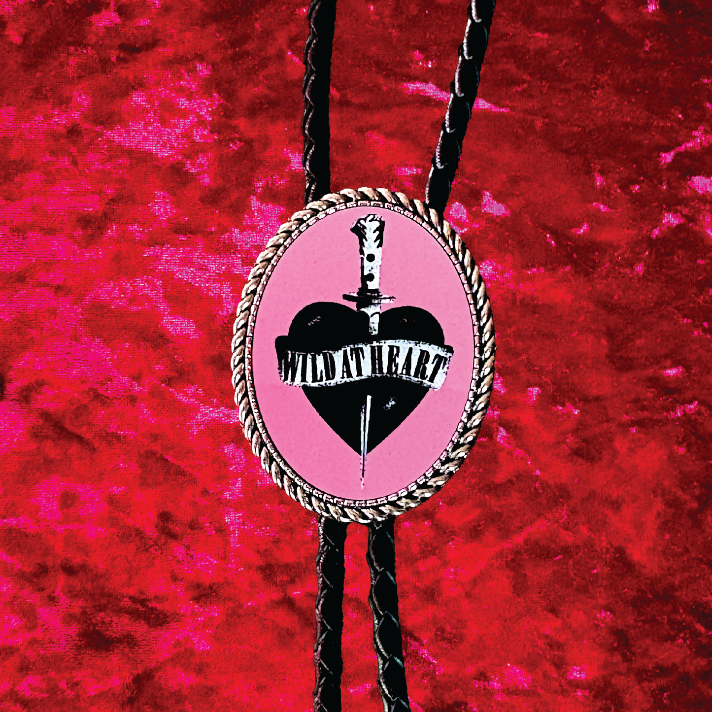 Wild at Heart Leather Bolo Tie