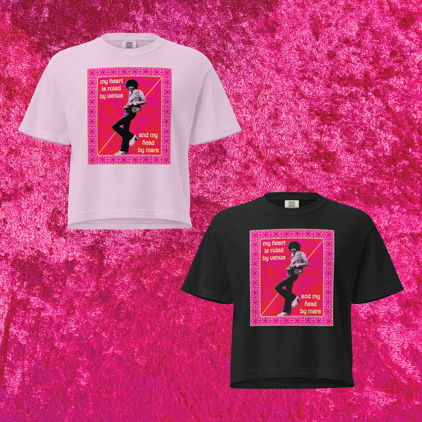 Phil Lynott Thin Lizzy Cropped Tee