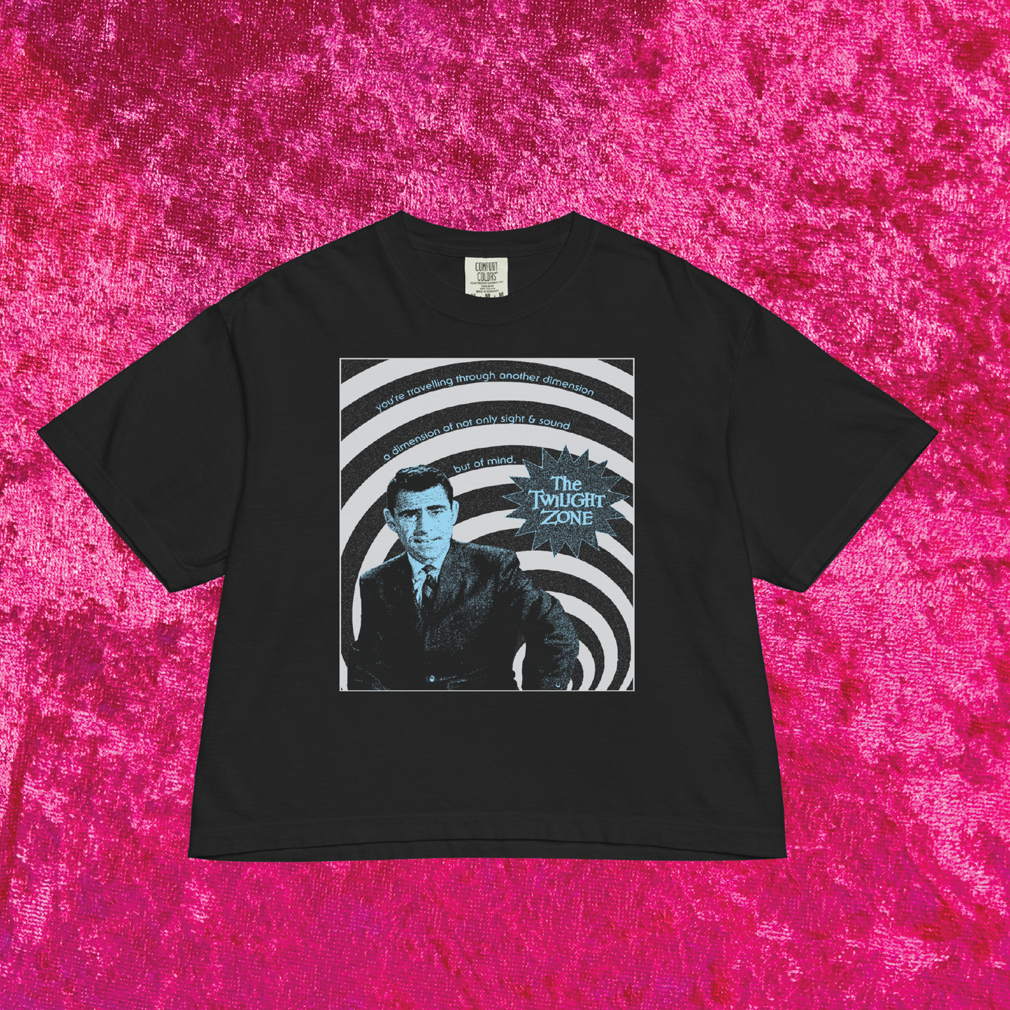 Twilight Zone Boxy Cropped Tee
