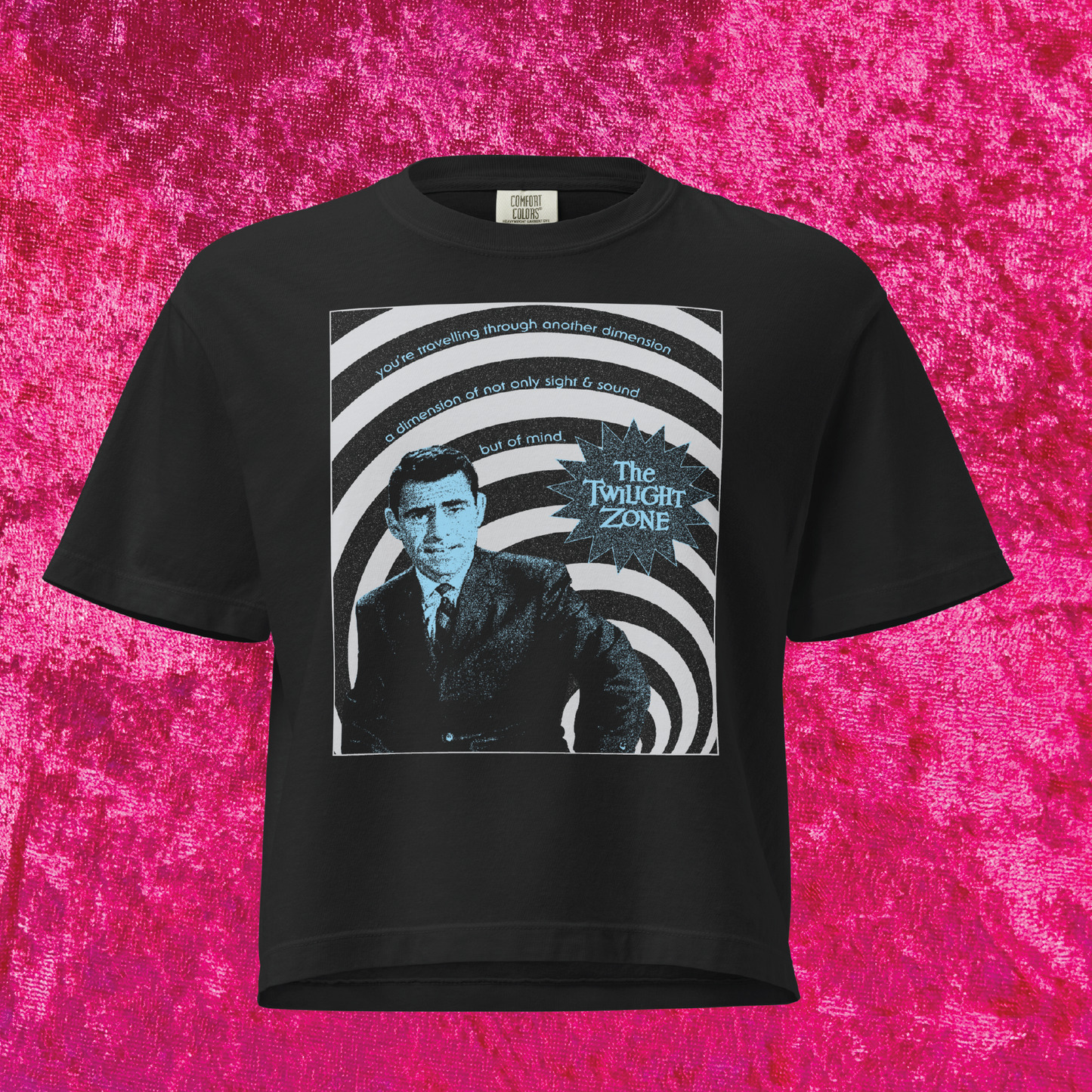 Twilight Zone Boxy Cropped Tee