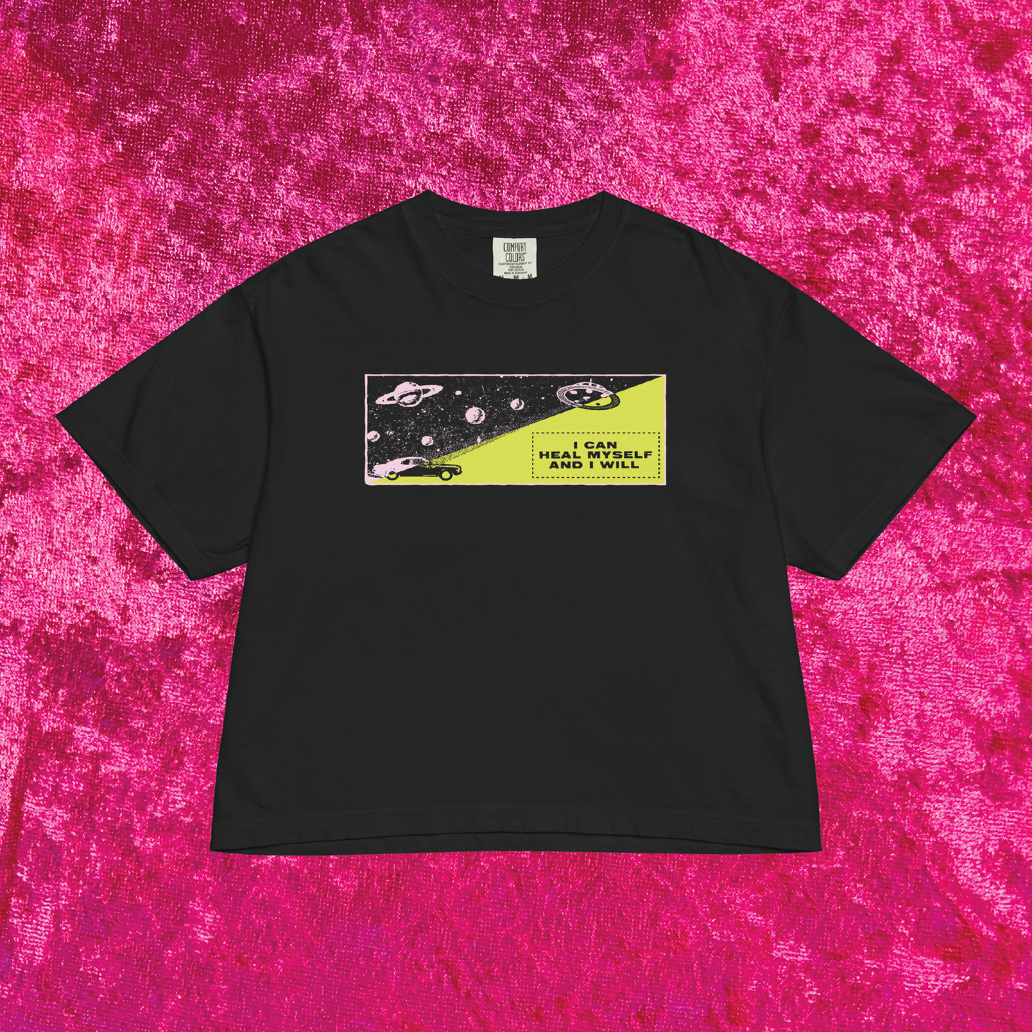 Heal Boxy Cropped Tee