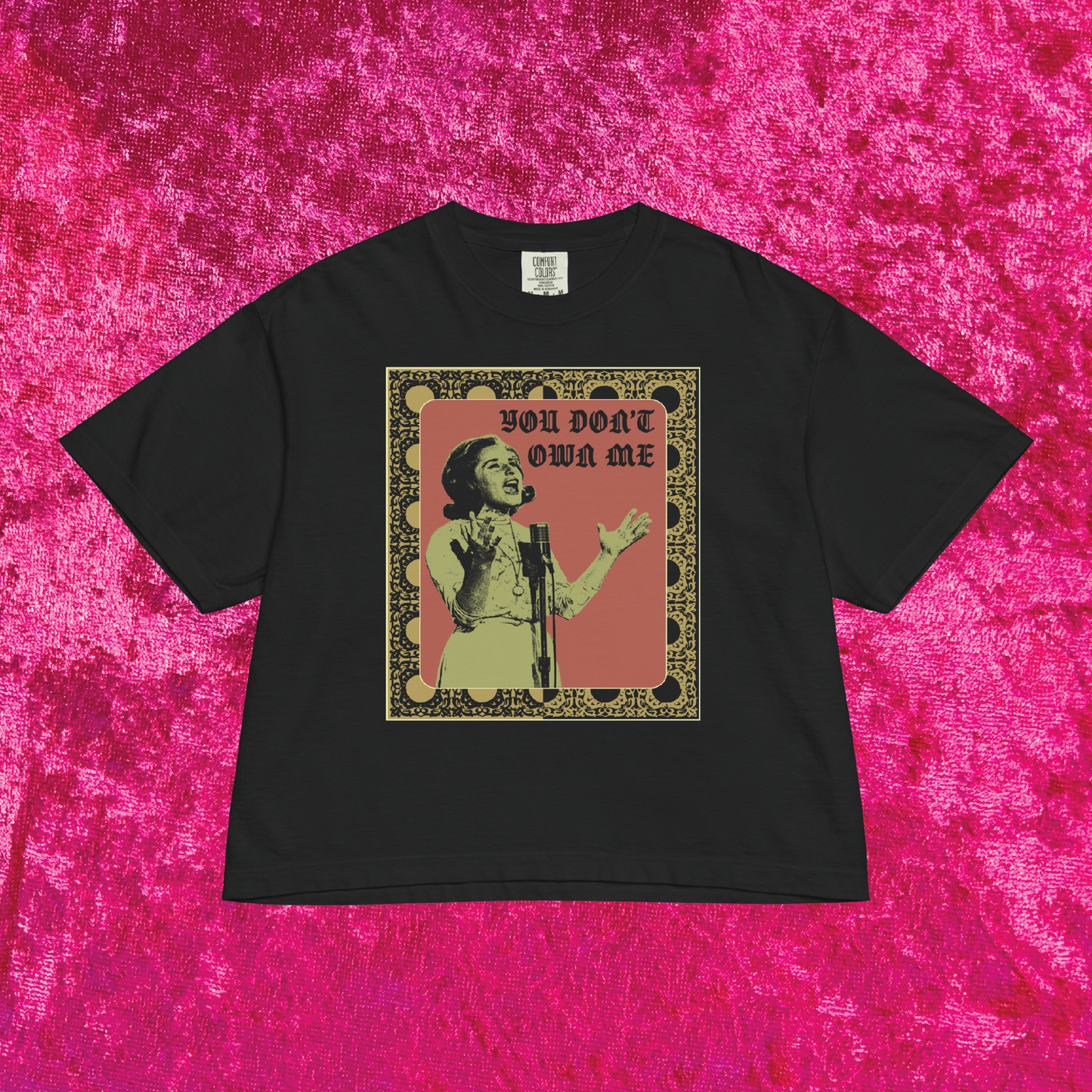 Lesley Gore You Don't Own Me Boxy Cropped Tee