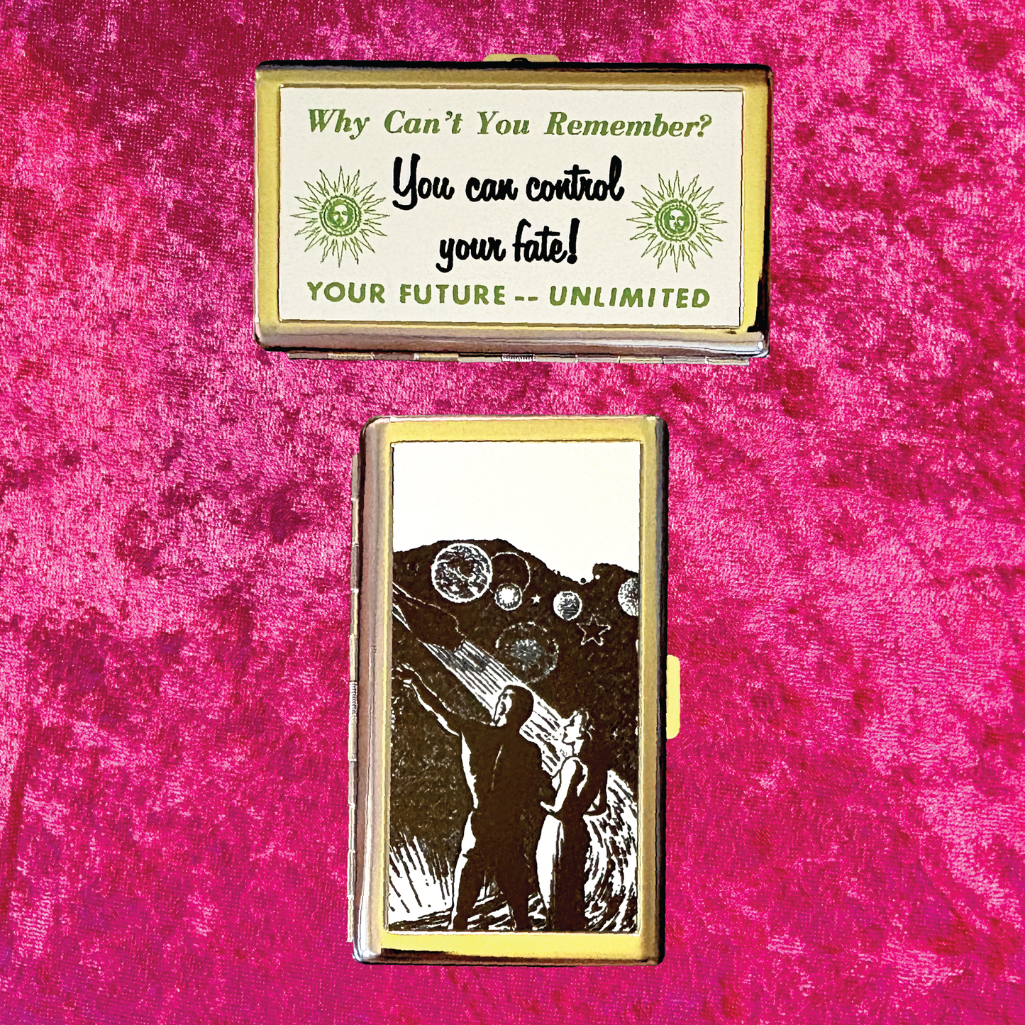 Control Your Fate Metal Cigarette Case