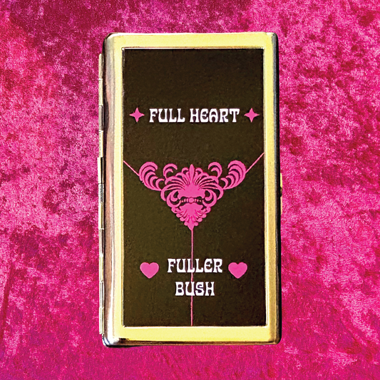 Full Heart Metal Cigarette Case