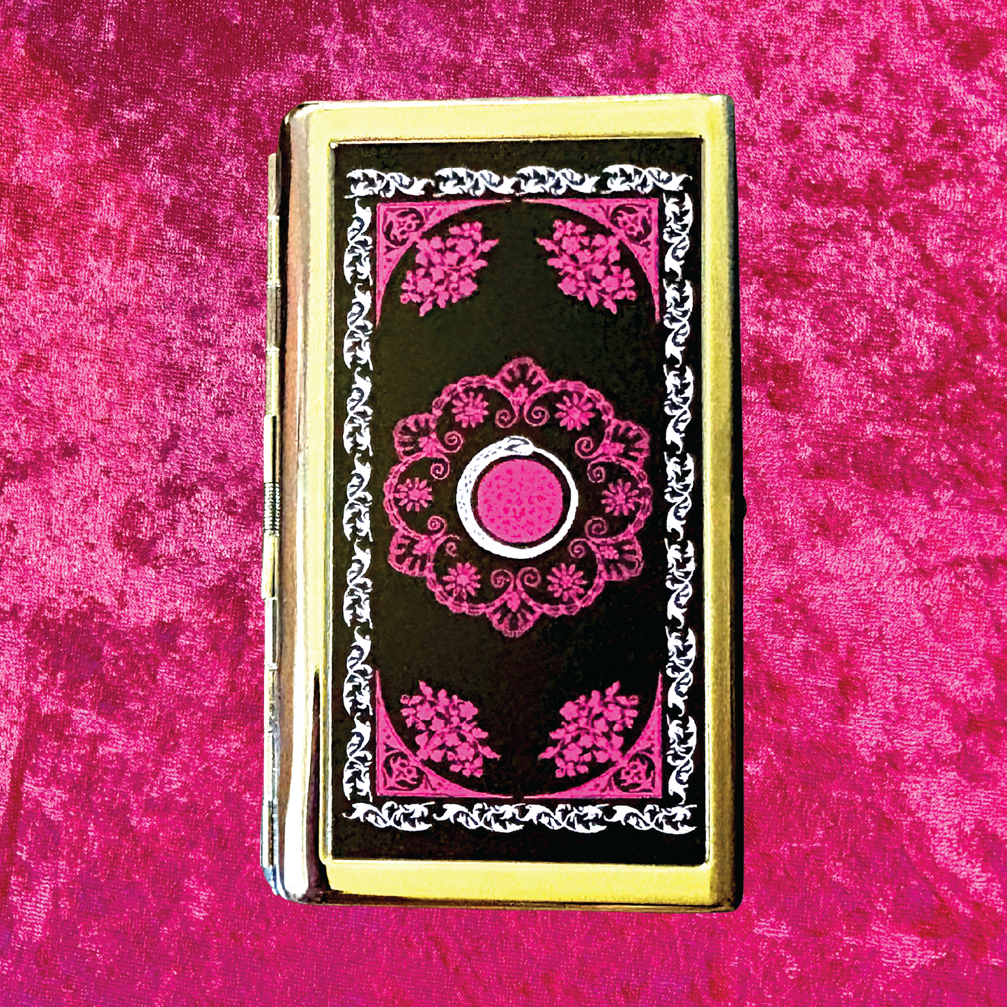 Cyclical Metal Cigarette Case