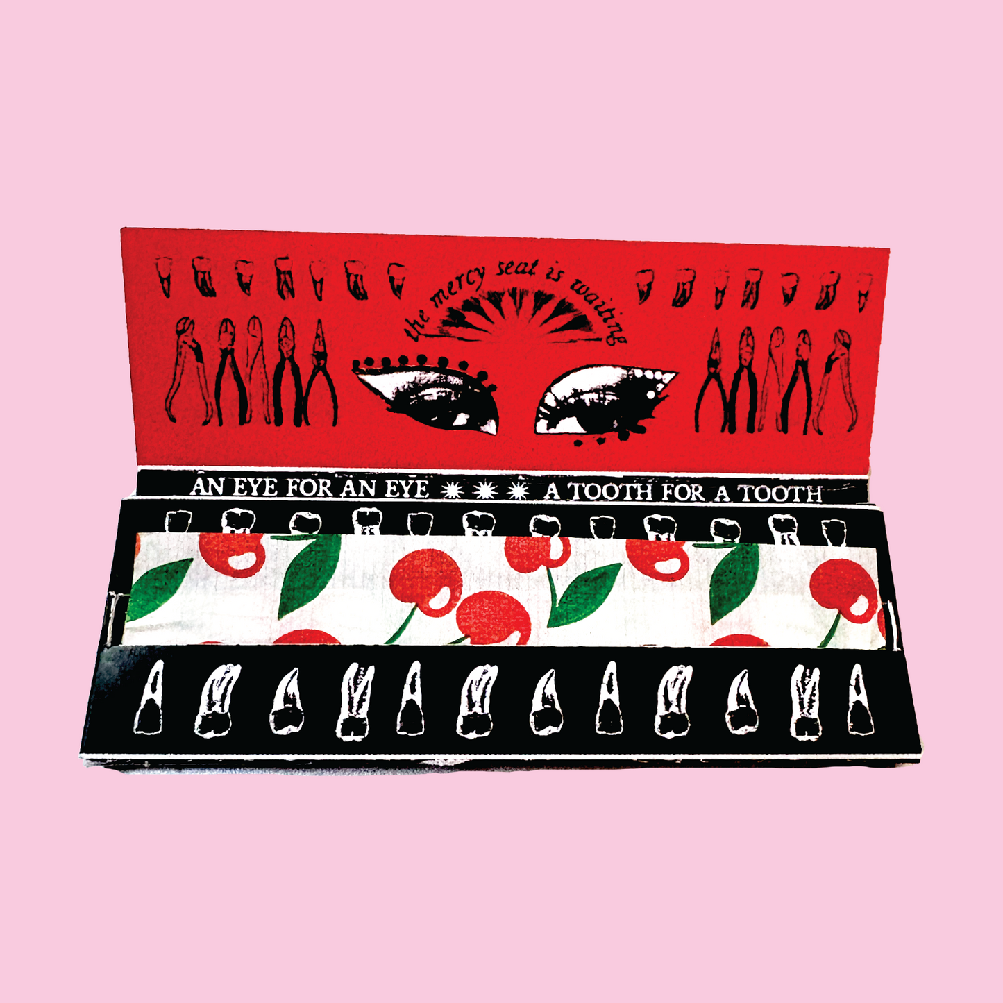 Nick Cave & the Bad Seeds Cherry Rolling Papers & Matchbook Set