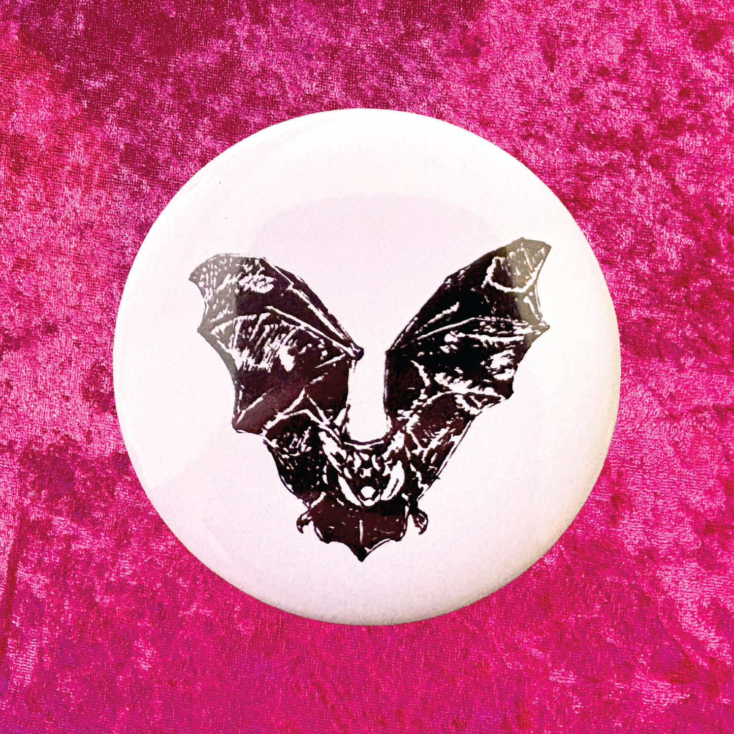 Batty 2.25" Pinback Button