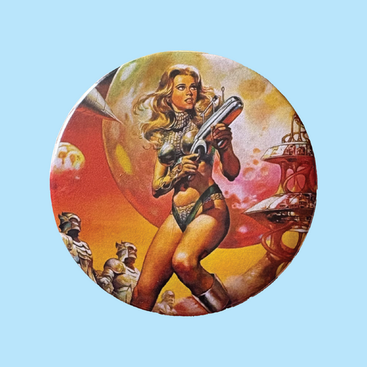Barbarella 2.25" Pinback Button