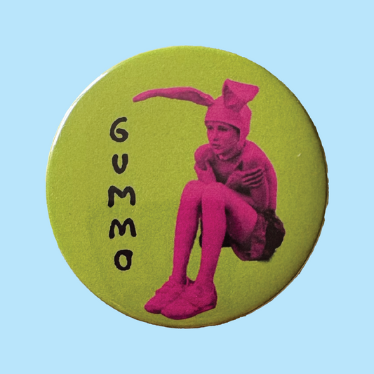 Gummo Bunny Boy 2.25" Pinback Button