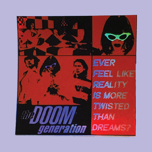 Doom Generation Holographic Sticker