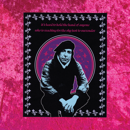 Leonard Cohen The Stranger Art Print