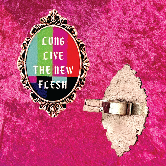 Videodrome Long Live the New Flesh Adjustable Statement Ring