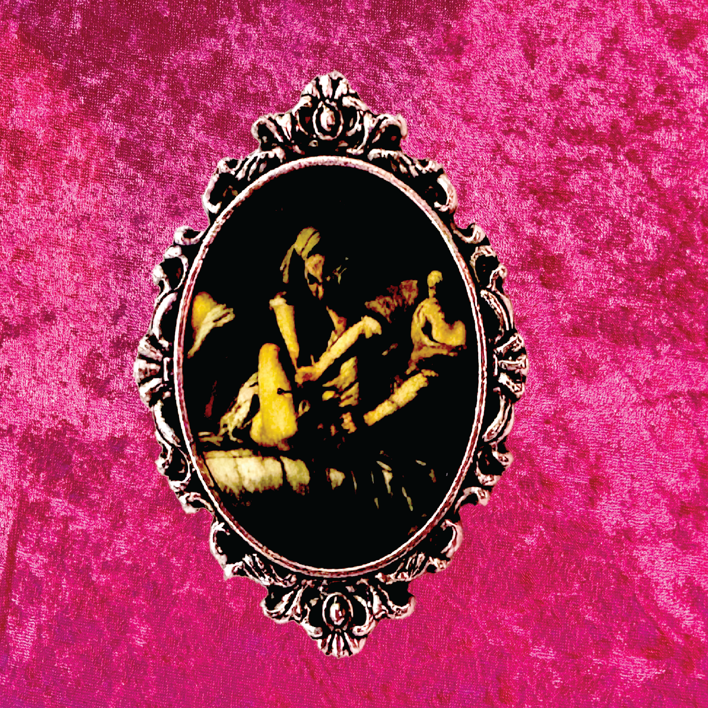 Judith Slaying Holofornes Adjustable Statement Ring