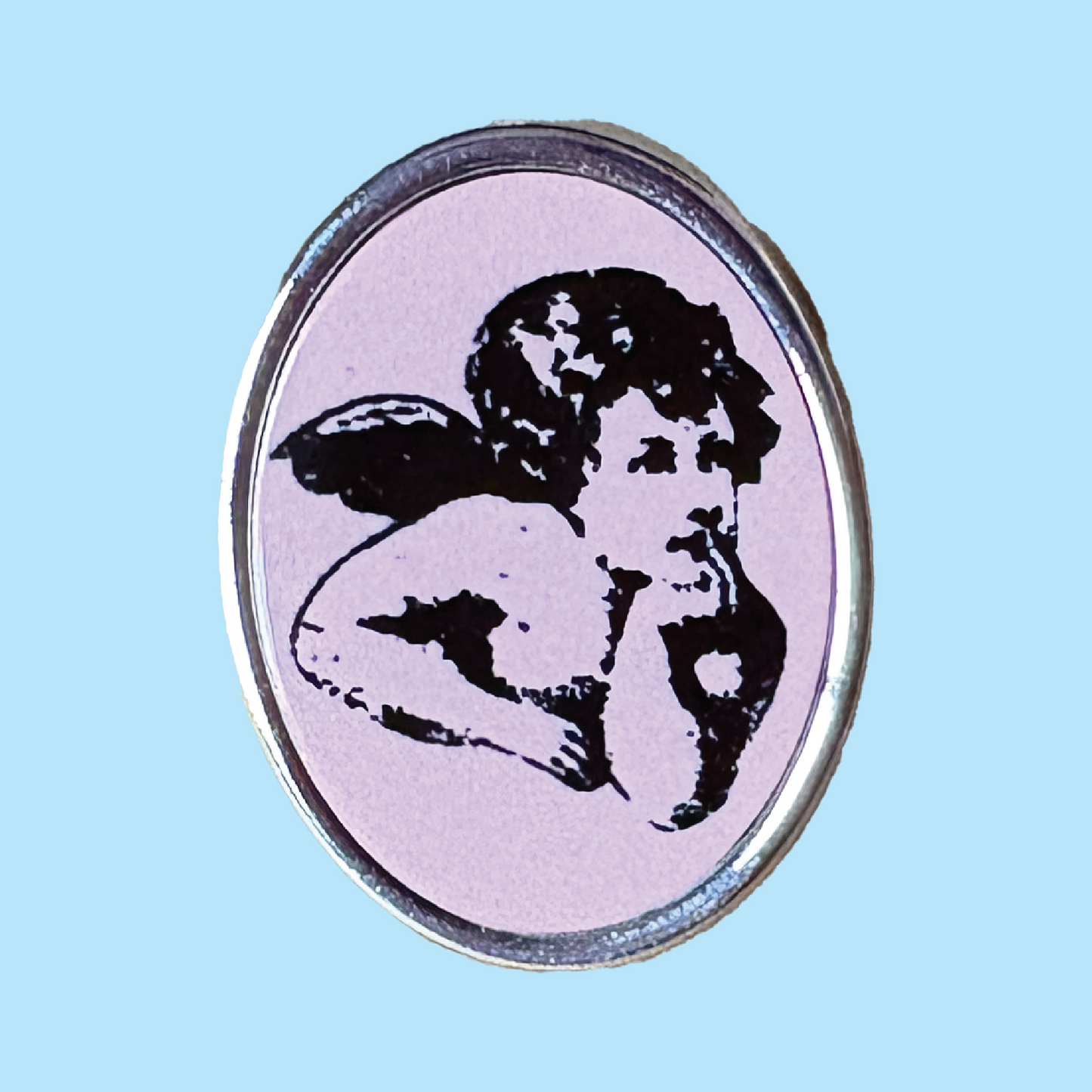 Cherub Angel Statement Ring