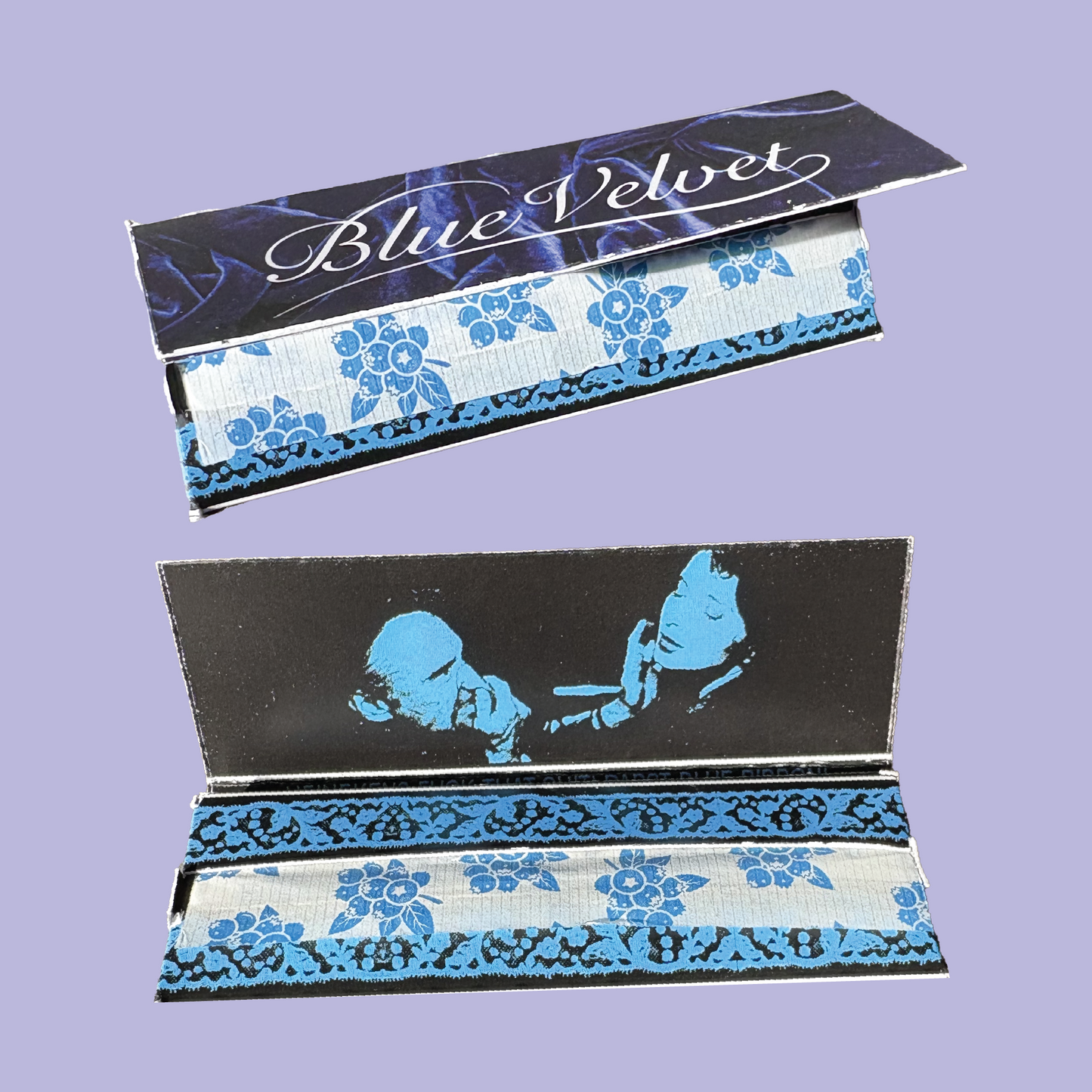 Rolling Paper & Matchbook Set - Blue Velvet