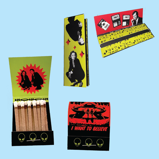 Rolling Paper & Matchbook Set - The X-Files / Mulder & Scully