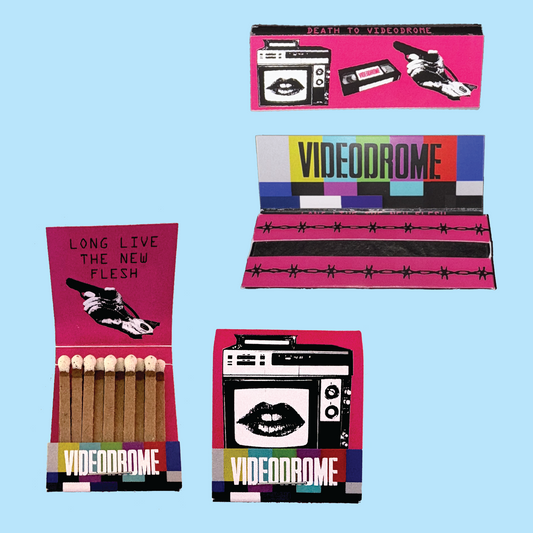 Rolling Paper & Matchbook Set - Videodrome