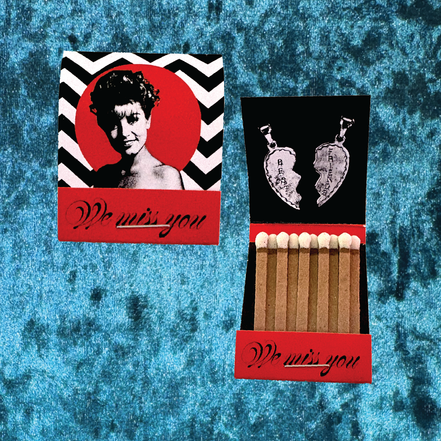 Laura Palmer Twin Peaks Matchbook