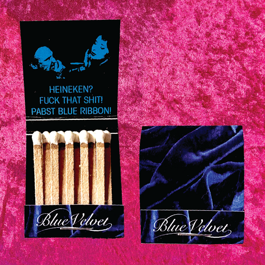 Blue Velvet Matchbook
