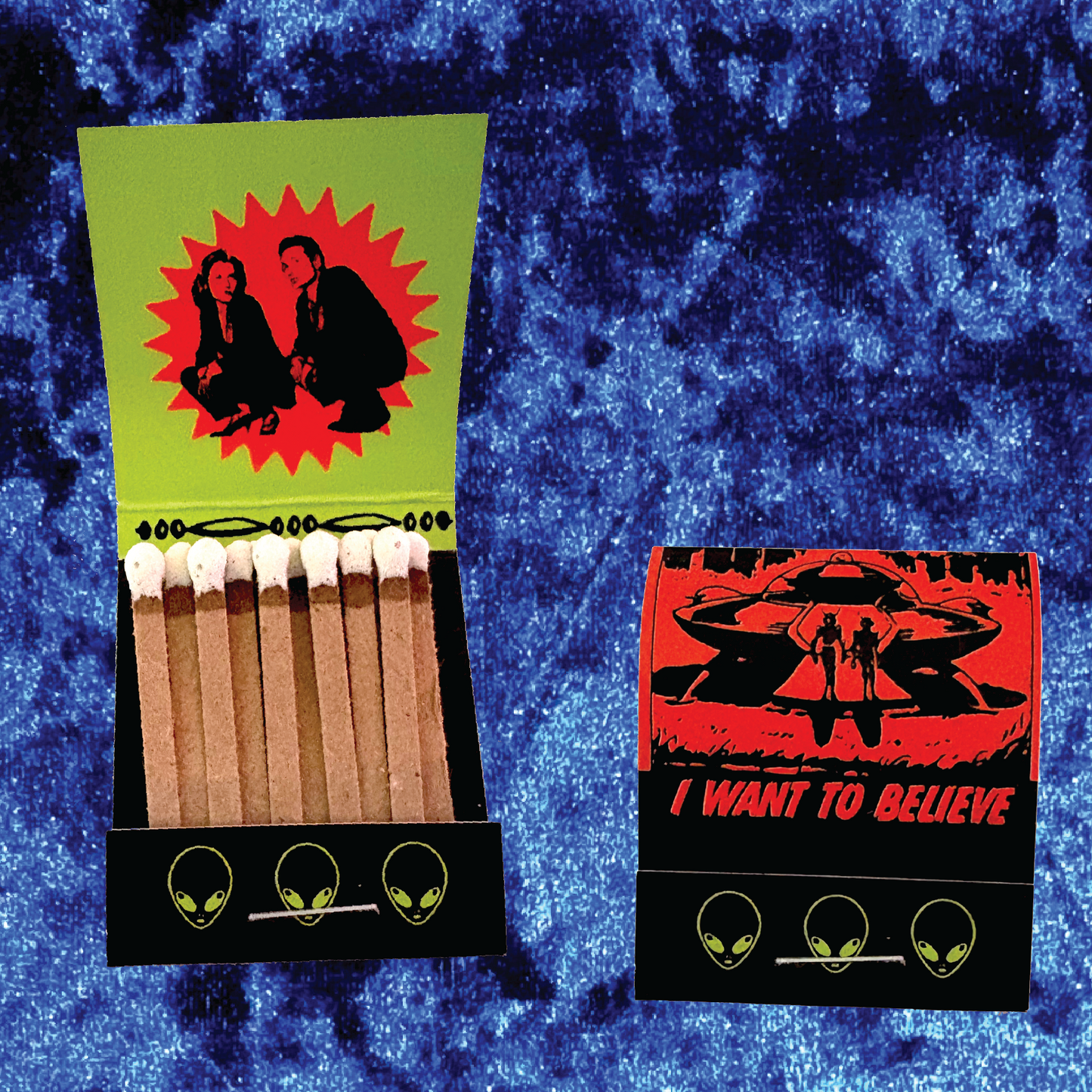 The X-Files / Mulder & Scully - Rolling Paper & Matchbook Set