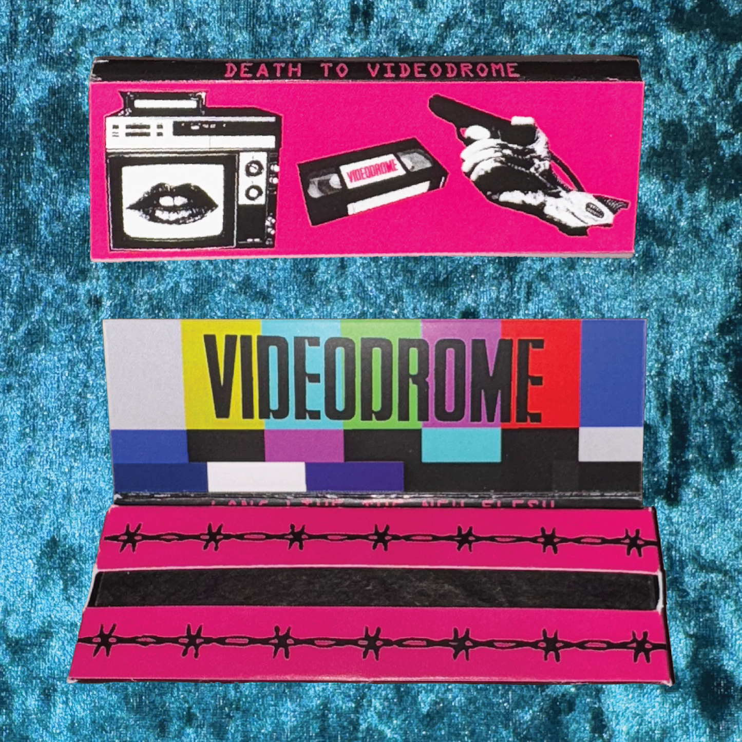 Videodrome - Rolling Paper & Matchbook Set