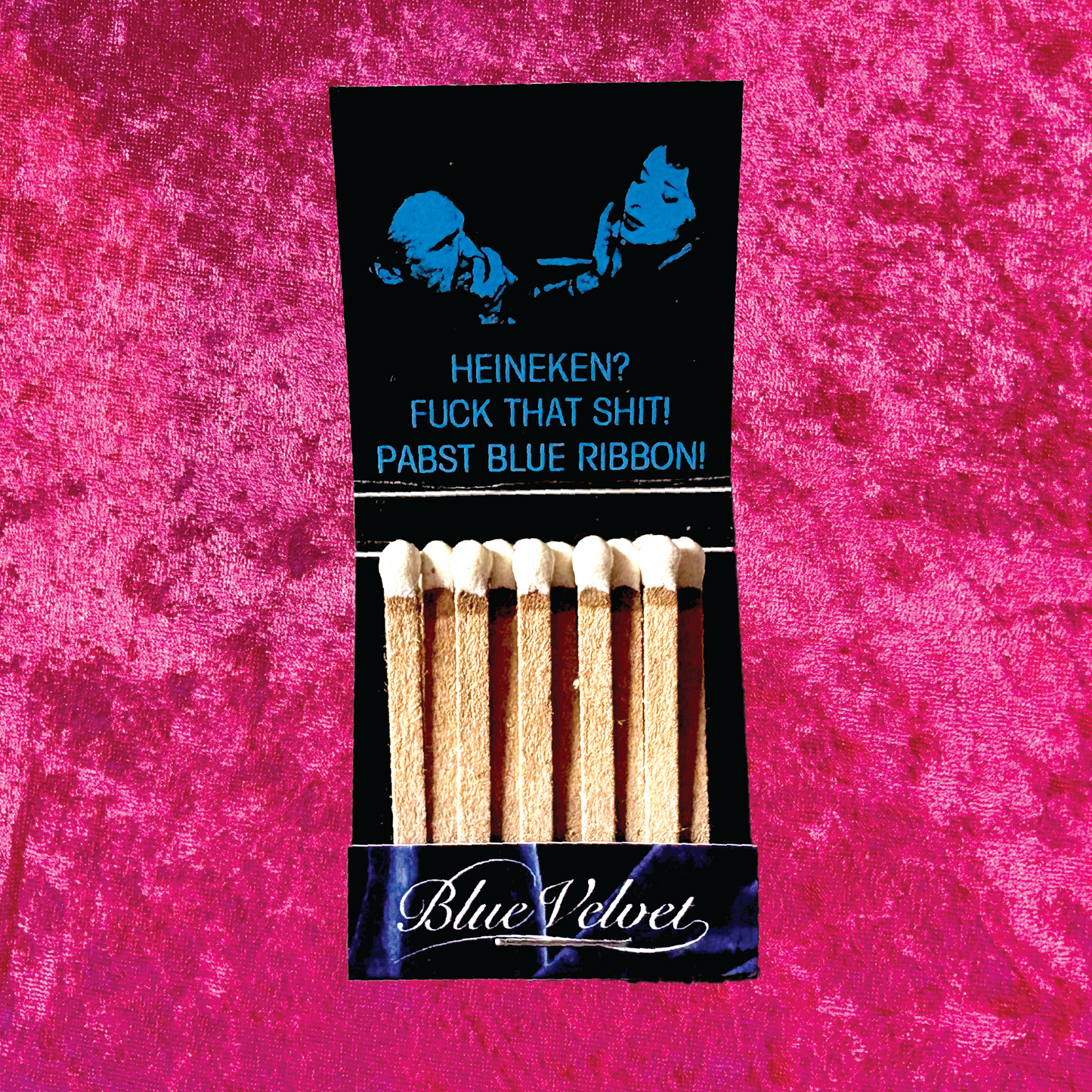 Blue Velvet - Rolling Paper & Matchbook Set
