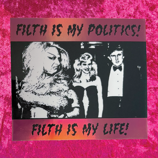 Divine Filth Holographic Sticker