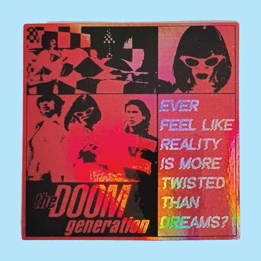 Doom Generation Holographic Sticker