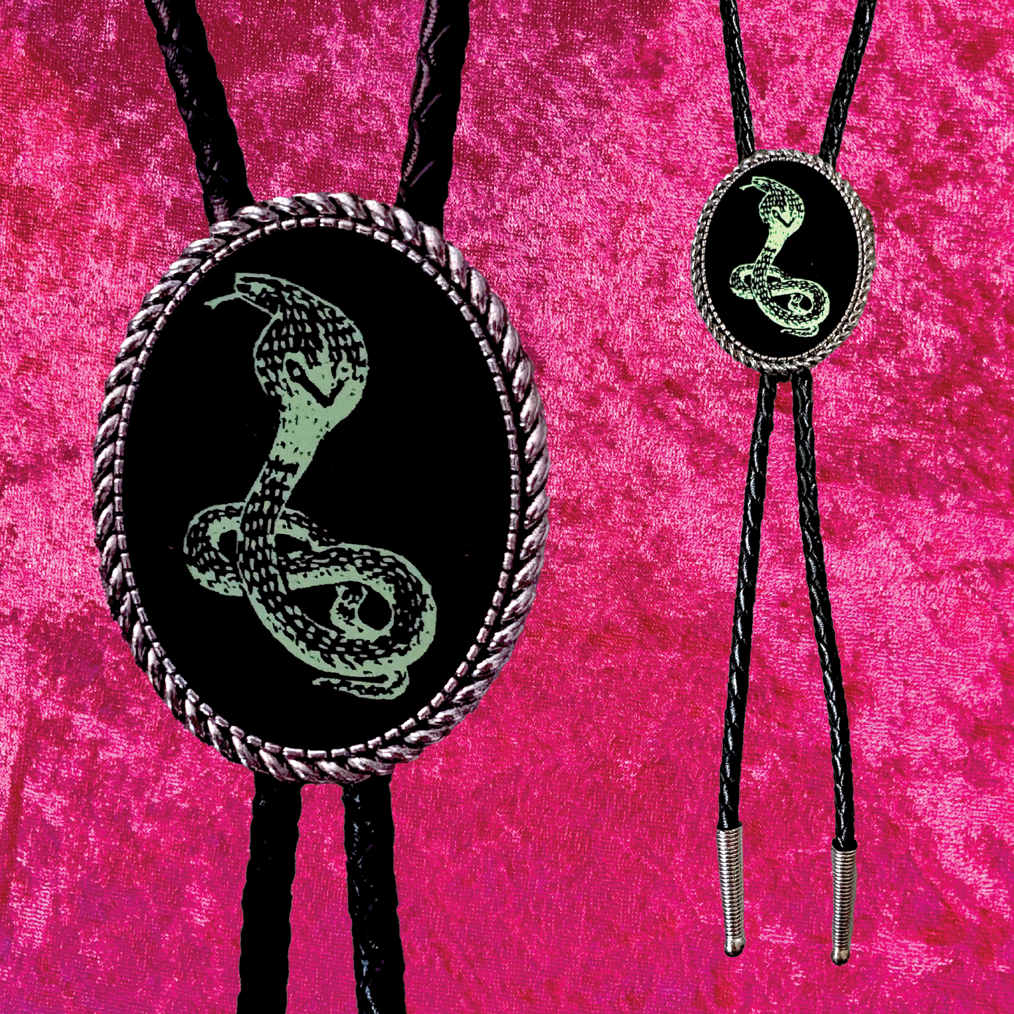 Reptile Master Leather Bolo Tie