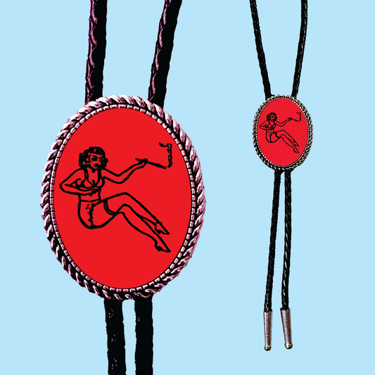 Lil Lady Leather Bolo Tie
