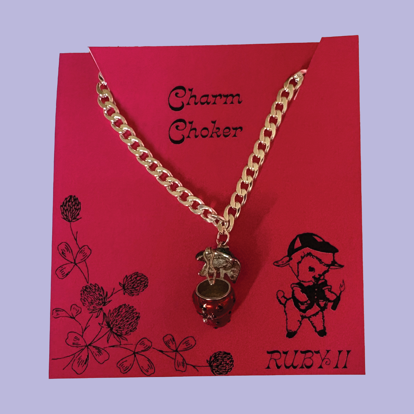 Strawberry Box Charm Choker