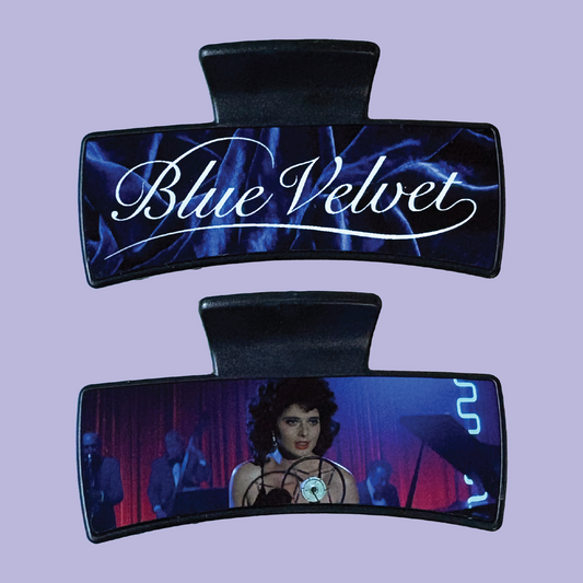 Blue Velvet Hair Claw