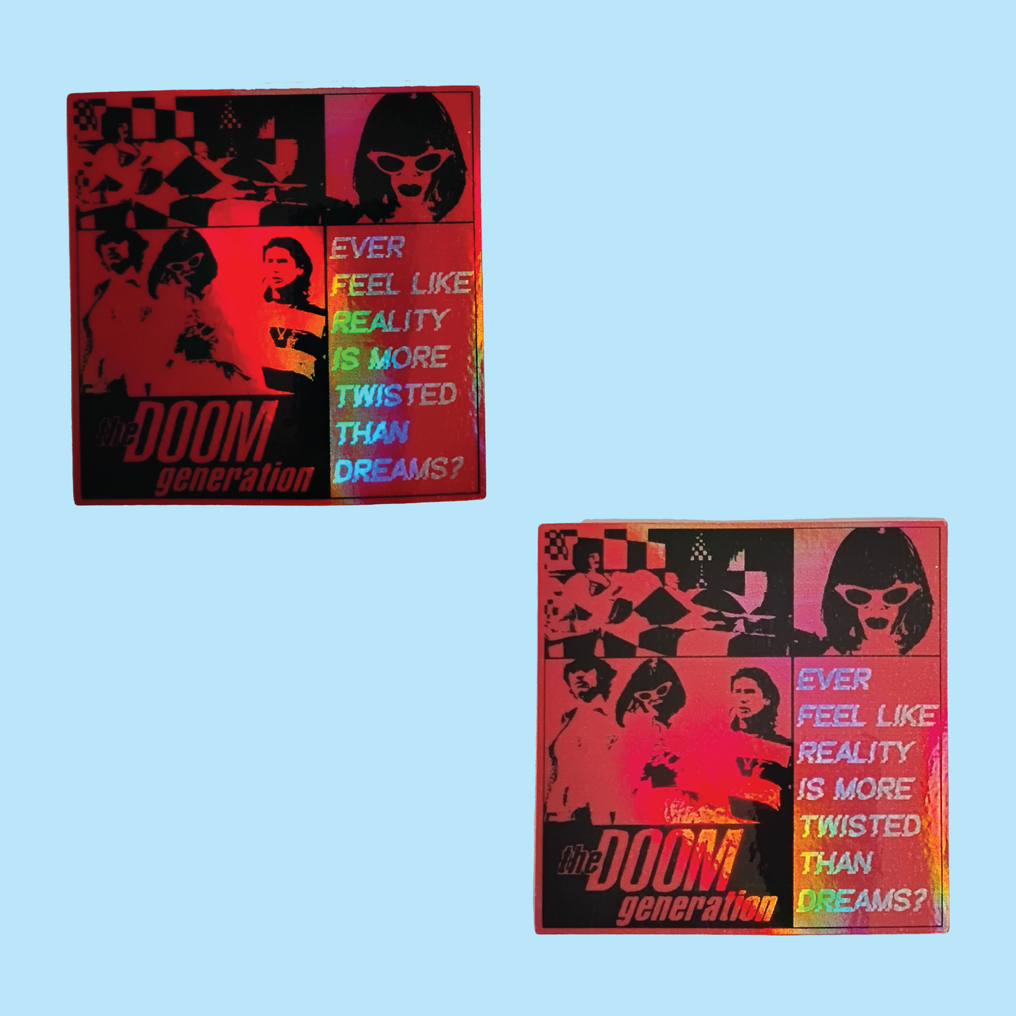 Doom Generation Holographic Sticker