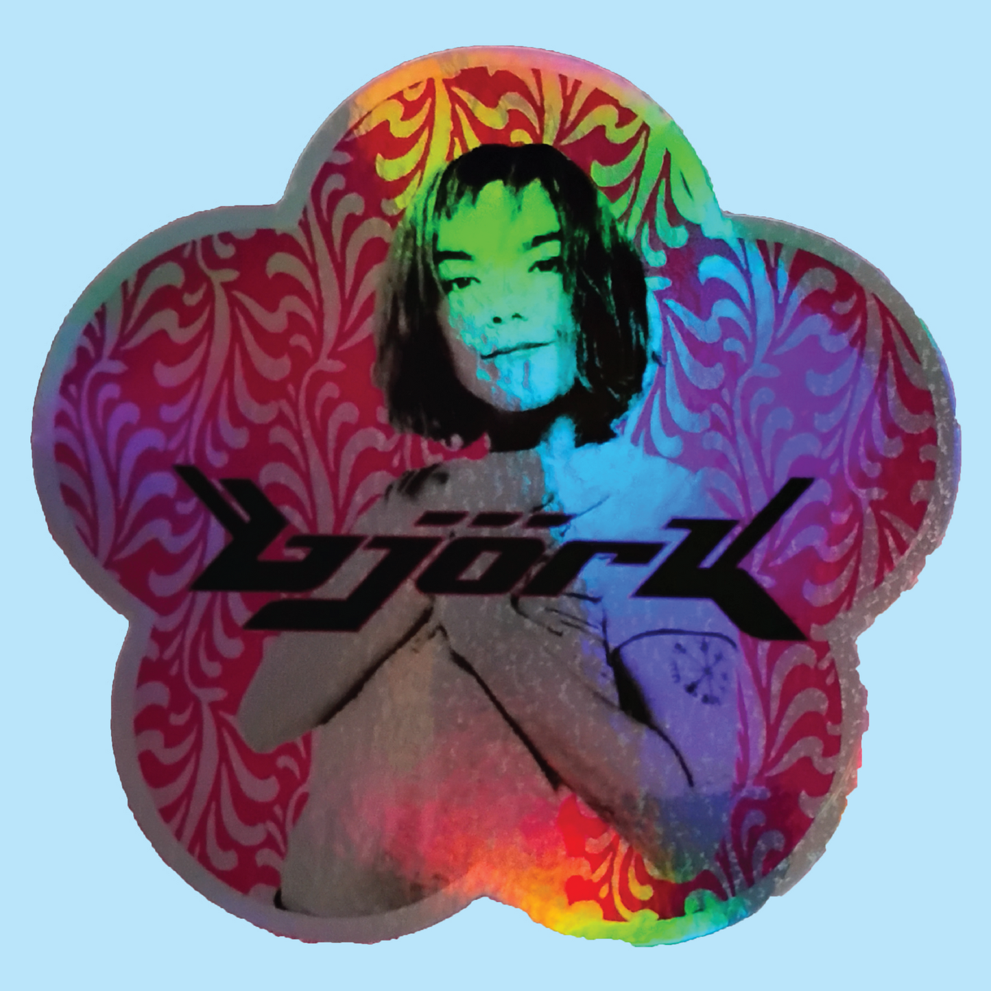 Bjork Holographic Sticker